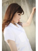 オーバーキャプテンネイキッド(OVER CAPTAIN NAKED)&nbsp;シースルーバング×エアリーセミロング×撮影プラン