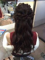 インデックスヘアー 錦糸町店(in'dex hair)&nbsp;編み込みハーフアップ[錦糸町/錦糸町駅/錦糸町駅北口/髪質改善］