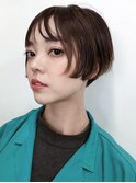 マスキュリンショートヘア