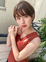 マリアバイアフロート(Maria by AFLOAT)&nbsp;【添田】小顔なクールショート セシルカットココアブラウン