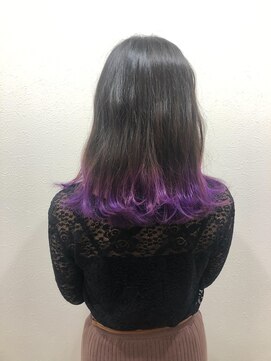 パリスパート2 グラデーションカラー ゆる巻きロング