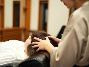 タバ ヘアー トウアン(taba hair touan)の写真/気持ちのいい風が通る専用ブースで周りを気にせずゆったりと♪日常の疲れを癒し、自分へのご褒美を。