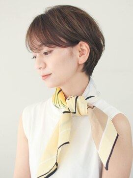 ルアン 上通り(ruen) 美人ショート 耳かけ 前髪長め くびれショート 熊本 ruen ひし形