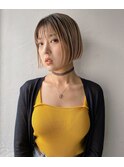ミニボブxクリアベージュ
