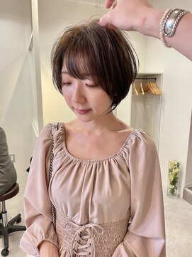 エミヲ 石川町(emiwo) emiwo小川『ふわっとまるみショート』女性らしい可愛いまるみ