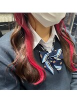 ヒップスデコ(Hip's deco)&nbsp;髪映え抜群▽ピンクイヤリングカラー