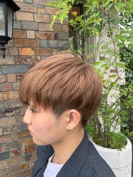 エール シエル 富田林店(aile ciel) aile ciel/メンズマッシュベージュ