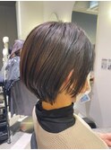 髪質改善/切りっぱなしボブ/美髪/30代40代/［人形町］
