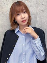 オーブ ヘアー フォール 山形東原町店(AUBE HAIR fall) 20代・30代_ナチュラルくびれボブ