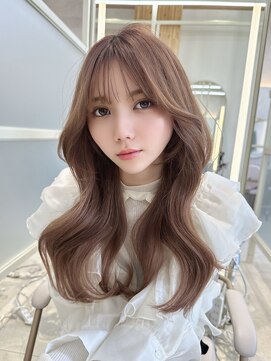 アフロートリノ(AFLOAT Leino) 大人可愛い韓国くびれヘア レイヤーカット 顔周りレイヤー銀座