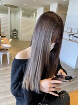 グリーンルームセカンド 結城店(GREEN ROOM. 2nd)&nbsp;シフォンベージュ/髪質改善/縮毛矯正/結城/ナチュラルレイヤー