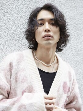 カナン 銀座(CANAAN) メンズ・かき上げウルフ×ニュアンス・メンズパーマスタイル☆