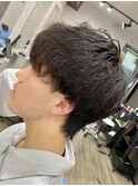 Men'sマッシュウルフ・縦落ちツイスパ☆