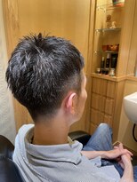 ヒロギンザプレミアムバーバースパ パレスホテル店(HIRO GINZA)&nbsp;前上げショートヘア