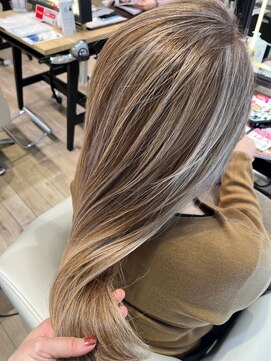 ジュイール(jouir) ミルクティーベージュダブルカラーケアブリーチインナーカラー