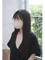 スイ(sui)&nbsp;【sui hair studio 富塚町】うる艶ストレートロング オリーブ