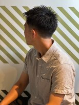 バーバーバー アカバネ(BARBER-BAR AKABANE)&nbsp;働く男の黒髪ショート ツーブロック/シェービング/ビジネス#1