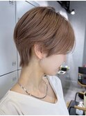 30代40代大人女性/前髪ありショートボブ/ショートヘア/髪質改善