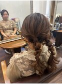 編み下ろしツイン