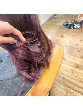 エルムトウキョウ(ELM Tokyo) インナーカラー☆ラベンダーピンク☆