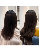 ウーロス(uros.) 【SENA】シールエクステ70枚 暗髪ロング