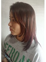 アイティ バイ イロヘア(aiti by ilo.hair)&nbsp;レイヤー×ピンクブラウン