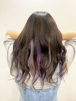 美容室 ハルミ ヘア リゾート 川口店(Harumi Hair Resort) 前髪/アンブレラカラー/こなれミディ/イメチェン/ウェーブパーマ