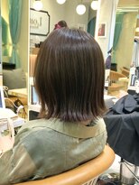 ロンドプランタン 恵比寿(Lond Printemps)&nbsp;イメチェン外ハネボブ美髪ワイドバング顔周りレイヤーボブ