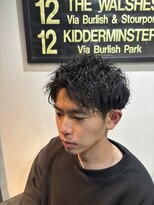 メンズサロン ウエストサイドカットクラブ(Men's West Side Cut Club) 無造作波巻きマッシュ
