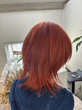 テン バイ アンブルリュクス 池袋(teN +by ambleluxe) オレンジ/ブリーチ/池袋