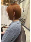 ミニボブ×クリアオレンジ
