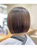大人ボブ/大人ショート/切りっぱなしボブ/20代/30代/40代
