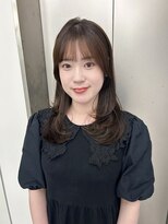 ビューナゴヤ 名駅(VIEW NAGOYA)&nbsp;レイヤーカット/ミディアムレイヤー/似合わせカット/前髪カット