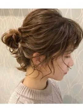 ピノ ウメダ(Pinot UMEDA) #ボブパーマ #ルーズヘアアレンジ