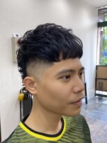 バーバースタイルズ 船橋店&nbsp;マレットヘア×フェード(マレットフェード)〈船橋〉〈理容室〉