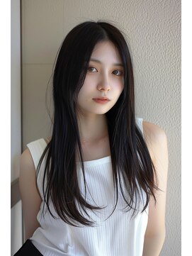 ルアナ(Luana) 大人ダークブラウンレイヤーロングスタイル