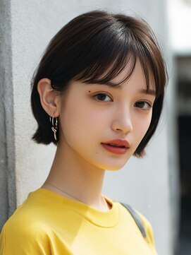 サロンドアイ(salon de i) コンパクトショート × シースルーバング