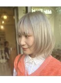 ハイトーン×デザインボブウルフ