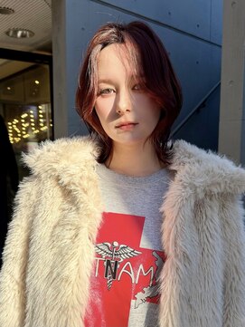 ベチカ(vetica) 透明感ミディアムレイヤー/韓国巻き/バタフライレイヤーカット