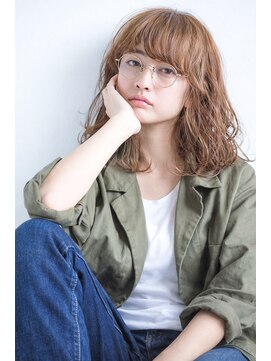 アンティ(ANTI) 大人可愛いミディアムレイヤーパーマ。表参道パーマ