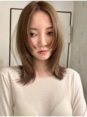  柔らかブラウン×レイヤーカットで垢抜けヘア
