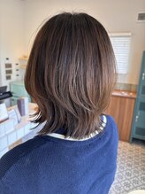 エイチ ヘアアンドメイク(eich hair&make)&nbsp;外はねミディ