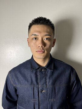 メリケンバーバーショップ トーキョー(MERICAN BARBERSHOP TYO) メンズカット/バーバースタイル/スパイキーショート【嶋壽】348
