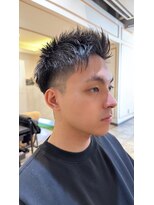 リゴ ヘアー(RIGO hair)&nbsp;ジェットモヒカン/アップバング／メンズショート/ソフトモヒカン