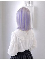 ミュー(Mu)&nbsp;ホワイトブロンド　ラベンダー　デザインカラー