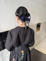 アクシス 栄店(`AXIS)&nbsp;馬渕ミルクティーブロンド/ダークブルー/デジタルパーマ/栄