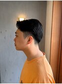 毛流れセンターパート