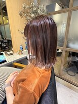 シアン 大倉山店(CYAN)&nbsp;☆ツヤツヤ　切りっぱなし外ハネボブ☆