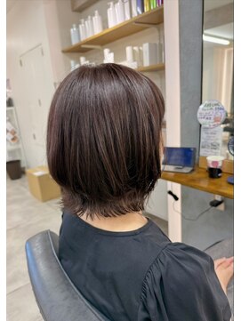 ギルド 清瀬店(GUILD) レイヤーボブ×ピンクブラウン