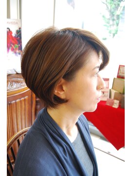 ベル(BELL) 大人のショートボブ♪ふんわりパーマ【BELL桜新町/用賀】